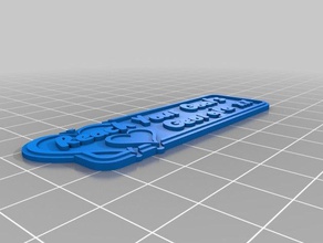 georgia reach keychains customized 3d print model - Mito3D