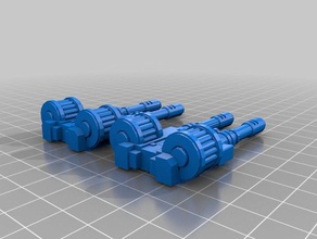 das auto cannon oyuncaklar oyunlar 3d print model - Mito3D