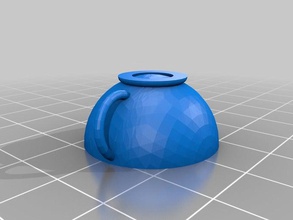 second-teacup household supplies 3d print model - Mito3D