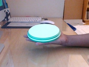 palm-sized frisbee sport & outdoors catchthewind sports 3d print model - Mito3D