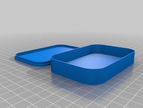 caixa de 100x65x15 recipientes personalizado 3d print model - Mito3D