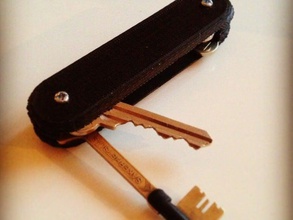 swiss army-Taste Schlüsselanhänger clever Schlüssel Tasche smart 3d print model - Mito3D