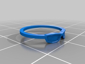 sunglasses ring rings 3d print model - Mito3D