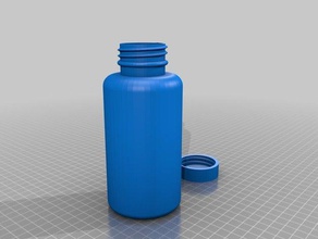 150 x 50 sks şişe kaplar özelleştirilmiş 3d print model - Mito3D