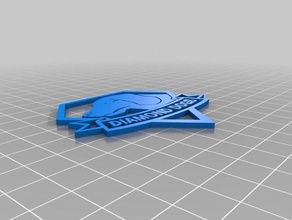 dimond dogs-logo 3d print model - Mito3D