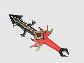 crimson agony dagger - queen pain dota 2 props dota2 3d print model - Mito3D