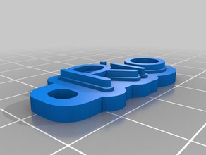 rio keychain organization customized 3d print model - Mito3D