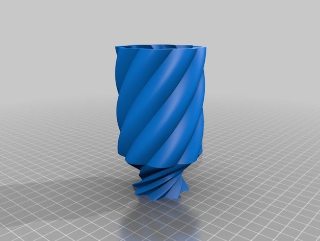 vaso 4 decoração o de flor 3D print model - Mito3D