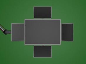 drop-down-screen footage, greenscreen footage Bildschirm video 3d print model - Mito3D