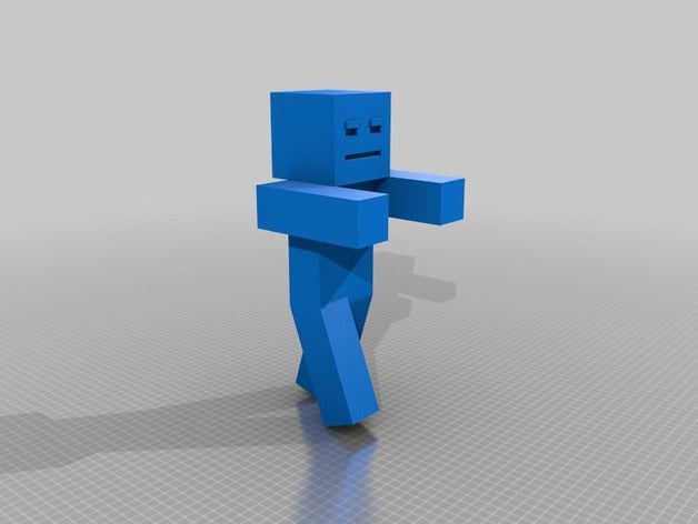 my customized minecraft steve people 3D print model - Mito3D