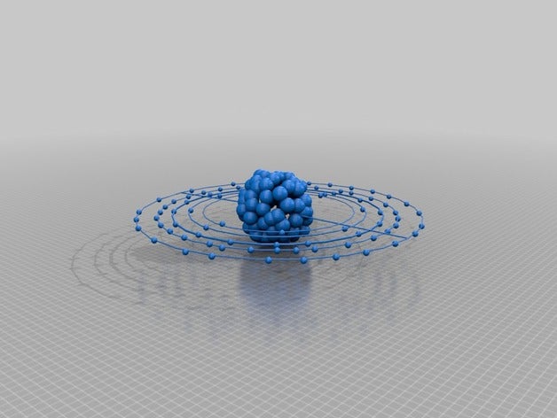platine molécule d'adian physique et l'astronomie 3D print model - Mito3D