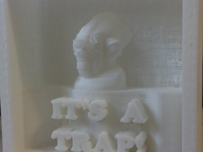 admiral ackbar panaroma Skulpturen diorama star wars 3D print model - Mito3D