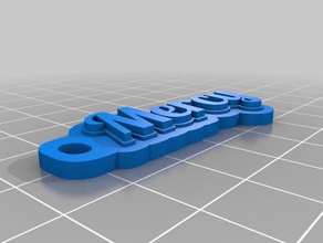 mercy's keychain organization customized 3d print model - Mito3D