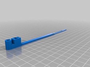 my customized cable tie 150x6x2 parts 3d print model - Mito3D