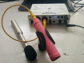 electret microphone music audio conductive freecad jack protopasta sound 3d print model - Mito3D