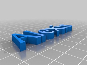 alexis personalizado 3d print model - Mito3D