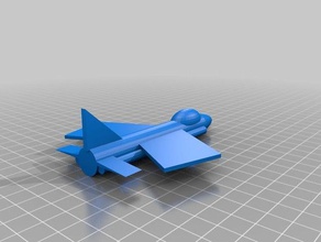 avión de combate vehículos 3d print model - Mito3D