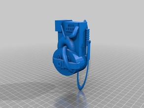 ghostbusters mochila A impressão 3d 3d print model - Mito3D
