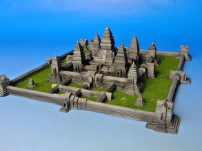 mon angkor wat11000 des bâtiments structures 3d print model - Mito3D