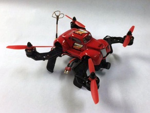 cour racer v2 1 32 l'échelle du corps r c véhicules drone fpv multirotor quad quadricoptère 3d print model - Mito3D