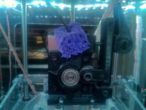 più semplice di filamenti polvere rimozione altri estrusore filamento dust remover spugna 3d print model - Mito3D