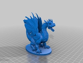 devillers ejderha 3d baskı 3d print model - Mito3D