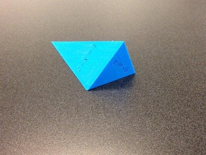 tetraedro 2 de matemáticas multivariable calc 3d print model - Mito3D