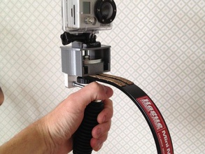 intensewalkera hague mmc mini motion cam steadycam gopro contour small generic adapter v3 final camera mount weight balance 3d print model - Mito3D