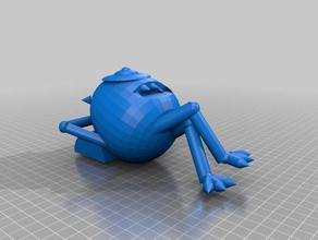 mike wazowski props monsters 3d print model - Mito3D