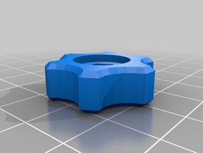 minivise m4 thumb knob - metric hand tools customized 3d print model - Mito3D