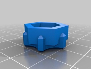 minivise m8 thumb knob - Metrik hand-Werkzeuge kundengebundene 3d print model - Mito3D