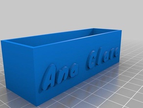 ana temel iş kart sahibi ofis özelleştirilmiş 3d print model - Mito3D