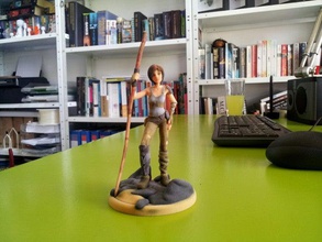 sintel sculptures blender caractère figure figurine jeune fille femme 3d print model - Mito3D