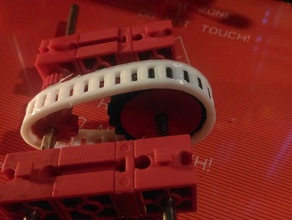 cadeia fischertechnik mudanças - ninjaflex partes 3d print model - Mito3D
