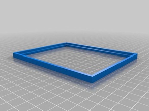 einfache 4x5 Rahmen wetplate collodium-tintypes Dekor 3d print model - Mito3D