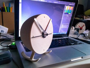 heliclockter desktop & flying clock office desk whatakuai 3d print model - Mito3D