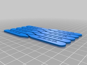 geek collare di soggiorni accessori personalizzato 3d print model - Mito3D