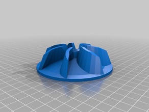 vacuum cleaner impeller fan parts bissell 3d print model - Mito3D