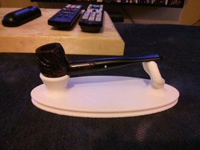 pipo standı puro boru tutucu dur sigara tütün 3d print model - Mito3D