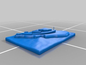 alcatraz bâtiments et structures 3d print model - Mito3D