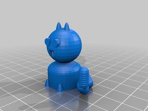 1 kitty A impressão 3d 3d print model - Mito3D