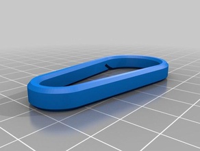 mi personalizados mosquetón llaveros personalizado 3d print model - Mito3D