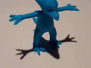 golduck le creature pokemon 3d print model - Mito3D