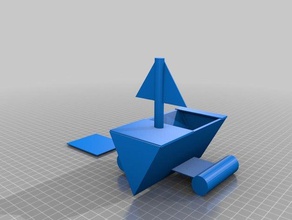barco pirata vehículos 3d print model - Mito3D