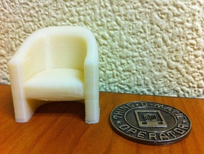 design fauteuil d'autres 3d modèle simple supportless 3d print model - Mito3D