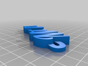marta organização personalizado 3d print model - Mito3D
