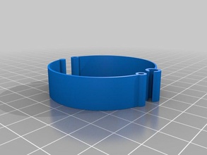 meine angepasste einfacher Verschluss Armband Armbänder 3d print model - Mito3D