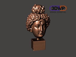 head buddha 3d scan bodhisattva sculpture scans & replicas art bust meshmixer met3d metropolitan museum met sense scanner statue 3d print model - Mito3D