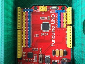 arduino funduino cnc shield housing electronics case 3d print model - Mito3D