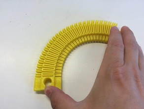 customizable flexible toy train tracks & game accessories brio customizer openscad thing-a-week 3d print model - Mito3D